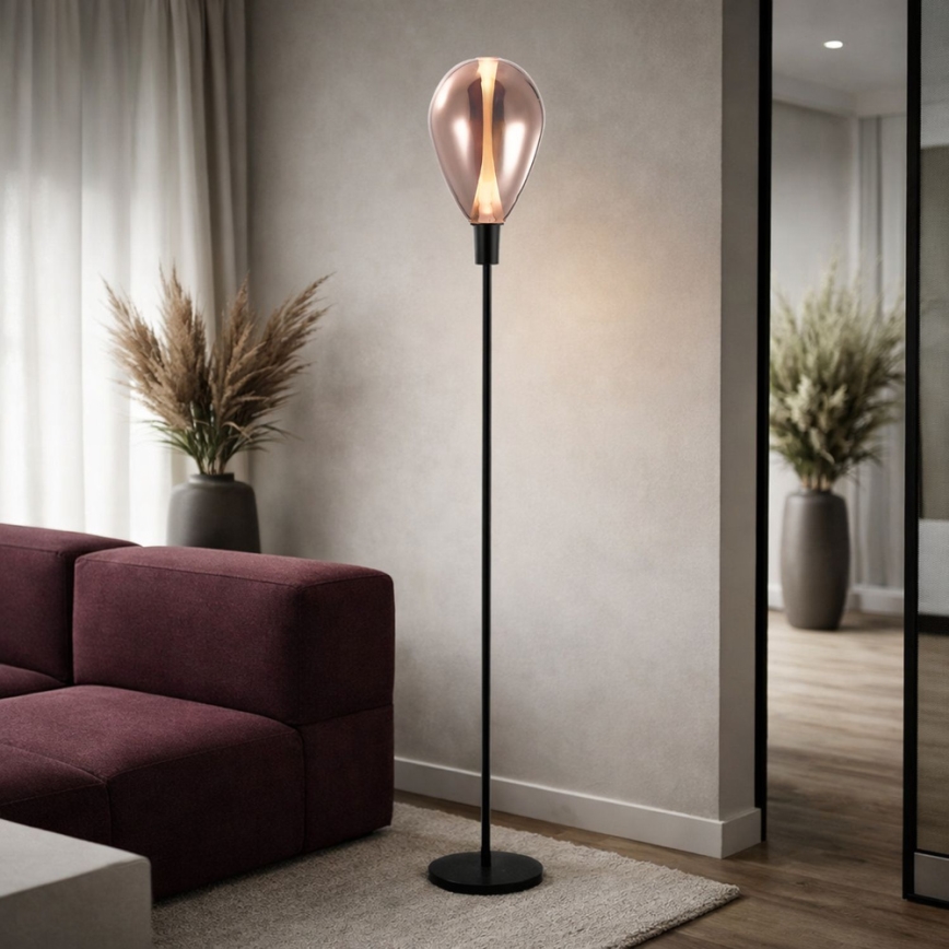 Stojací lampa DENSO 1xG9/5W/230V měděná/černá