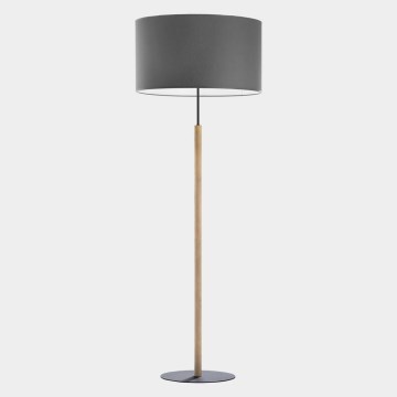 Stojací lampa DEVA 1xE27/25W/230V šedá
