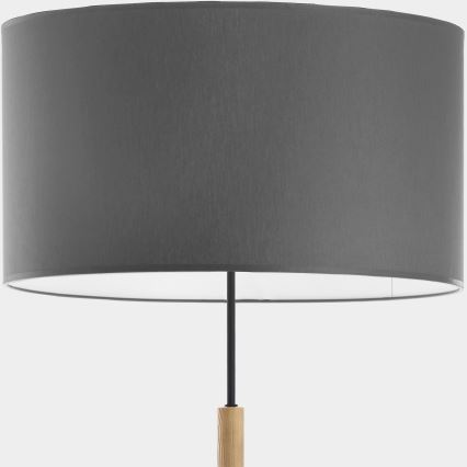 Stojací lampa DEVA 1xE27/25W/230V šedá