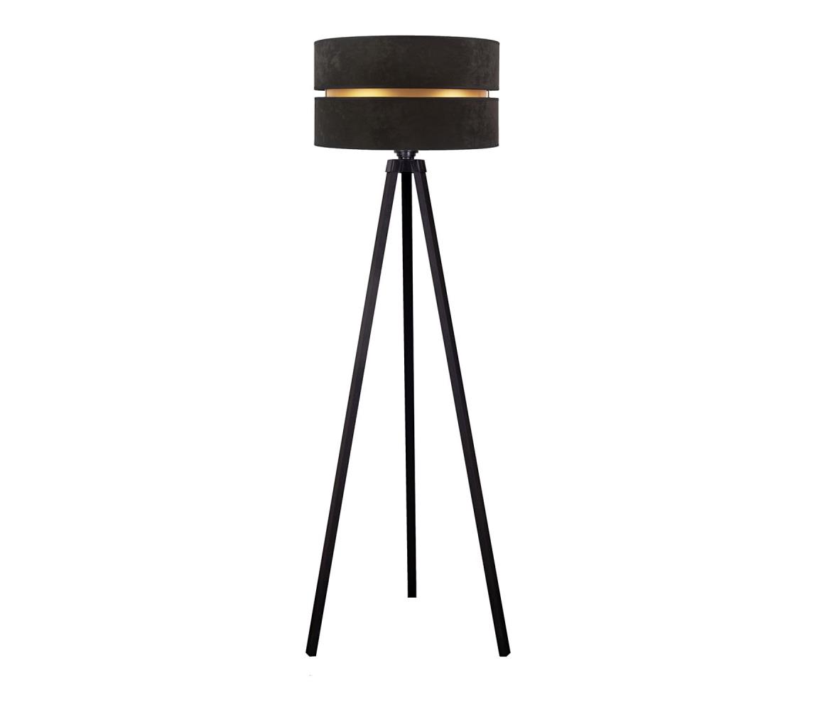 Duolla Stojací lampa DUO 1xE27/60W/230V černá DU83525SC