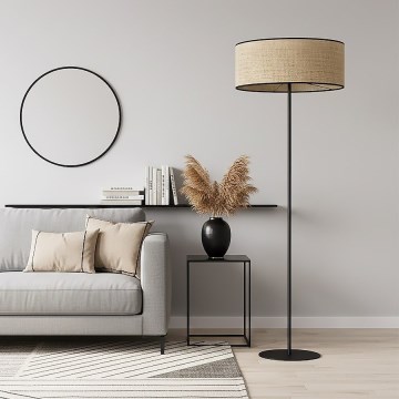 Stojací lampa ECO 1xE27/15W/230V béžová/ratan