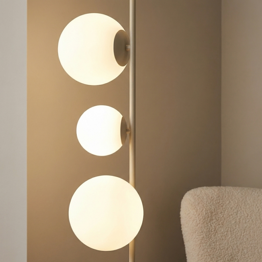 Stojací lampa ETNO 4xG9/8W/230V béžová