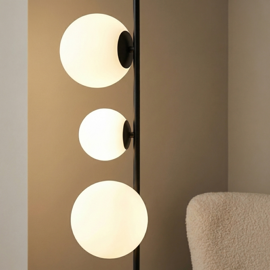 Stojací lampa ETNO 4xG9/8W/230V černá