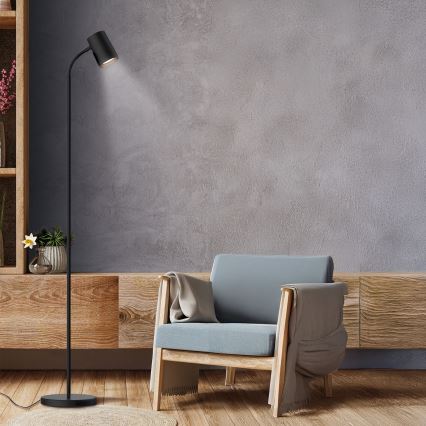 Stojací lampa FELIX 1xGU10/9W/230V černá