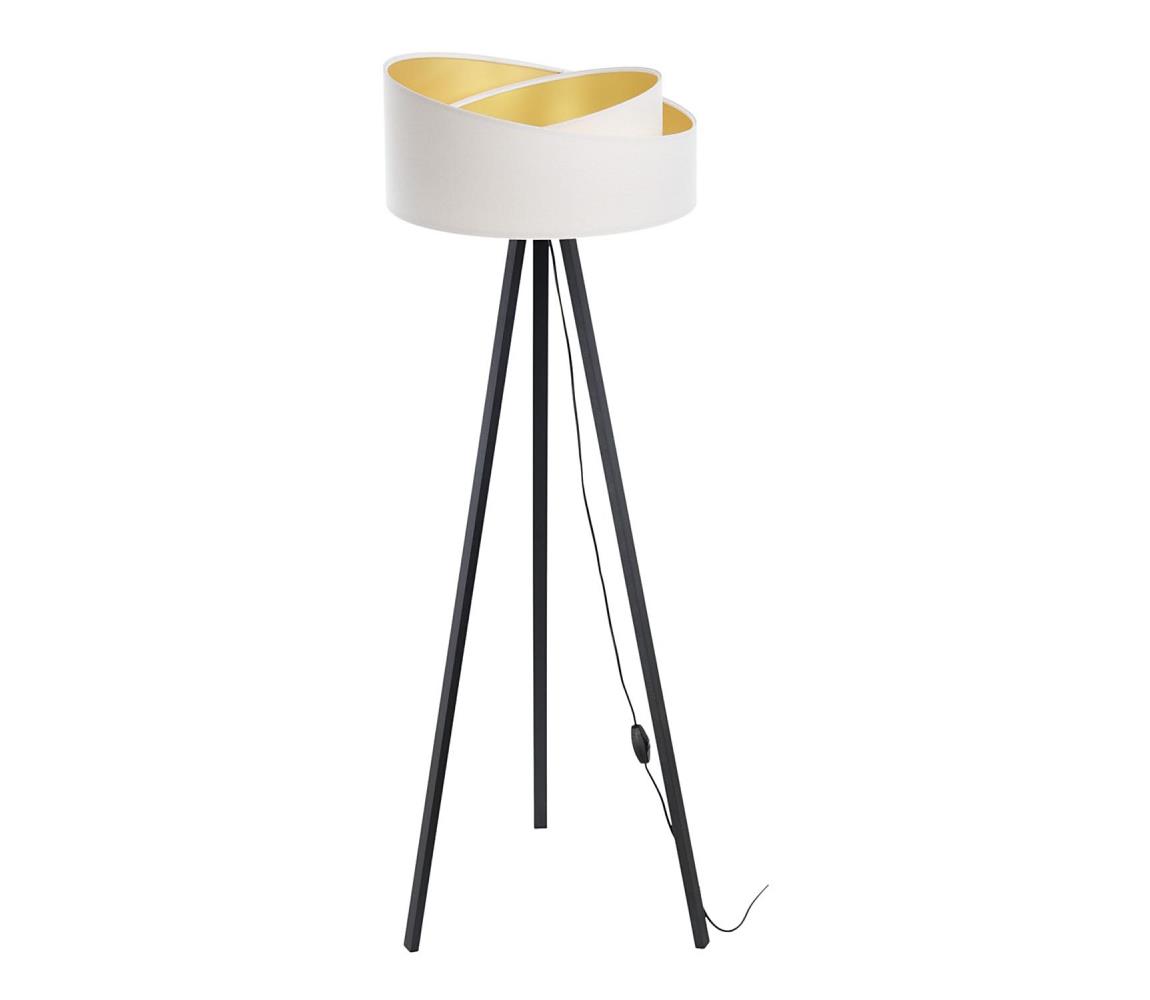 BPS Koncept Stojací lampa GALAXY 1xE27/60W/230V bílá/černá BS0442