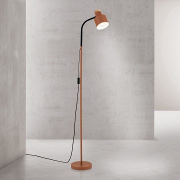 Stojací lampa GILI 1xE27/40W/230V cihlová