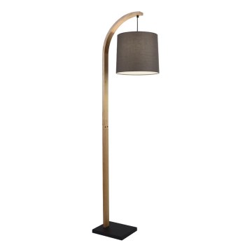 Stojací lampa HANA 1xE27/40W/230V hnědá