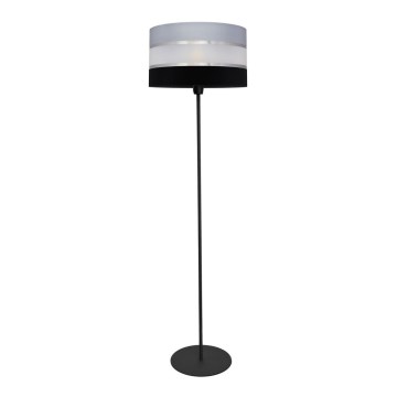 Stojací lampa HELEN 1xE27/15W/230V černá/šedá/stříbrná