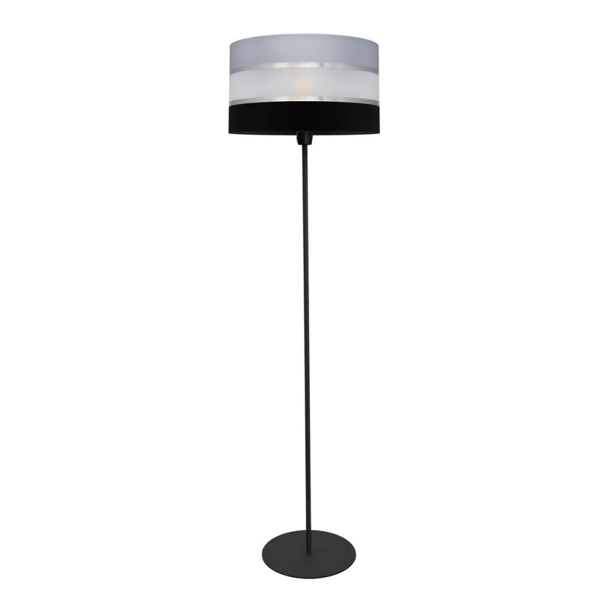 Stojací lampa HELEN 1xE27/15W/230V černá/šedá/stříbrná