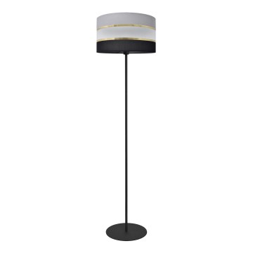 Stojací lampa HELEN 1xE27/15W/230V černá/šedá/zlatá