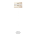 Stojací lampa HELEN 1xE27/15W/230V krémová