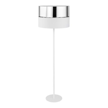 Stojací lampa HILTON 1xE27/25W/230V bílá/chrom