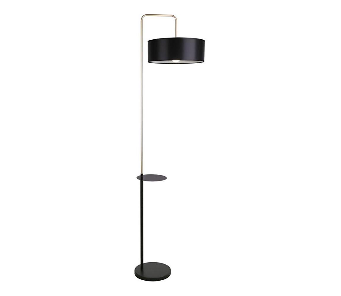 Candellux Stojací lampa IMPACT 1xE27/40W/230V černá/zlatá CA0658