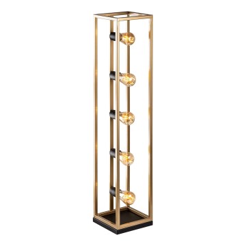 Stojací lampa KAFES 5xE27/40W/230V zlatá