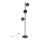 Stojací lampa KAMA 3xG9/28W/230V černá/kouřová černá