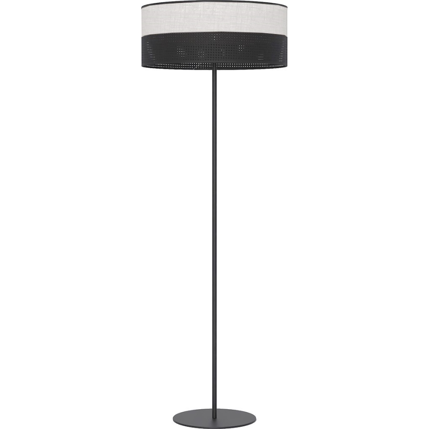 Stojací lampa KARBON 1xE27/15W/230V černá/šedá