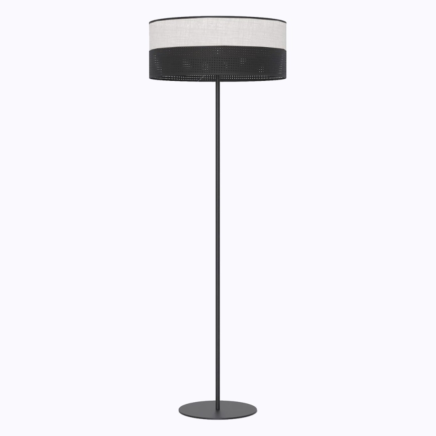 Stojací lampa KARBON 1xE27/15W/230V černá/šedá