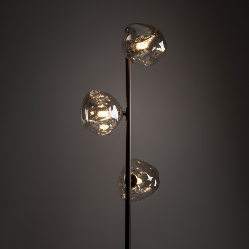 Stojací lampa LAVA 3xG9/8W/230V bronzová/kouřová béžová