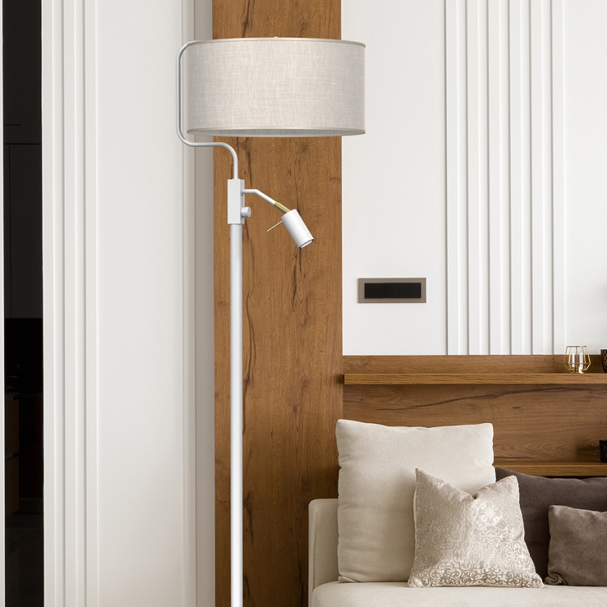 Stojací lampa LINO 1xE27/40W/230V + 1xGU10-MR11/7W