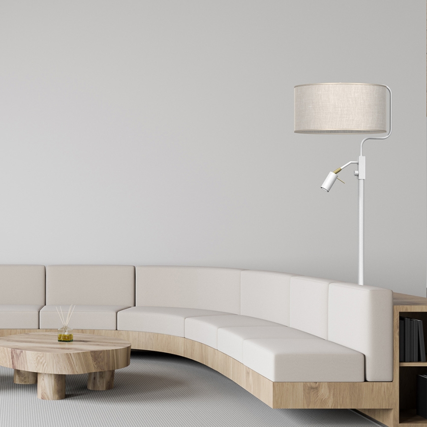 Stojací lampa LINO 1xE27/40W/230V + 1xGU10-MR11/7W