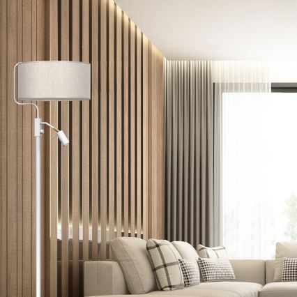 Stojací lampa LINO 1xE27/40W/230V + 1xGU10-MR11/7W