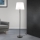 Stojací lampa LUDWIG 1xE27/40W/230V bílá/černá