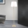 Stojací lampa LUDWIG 1xE27/40W/230V bílá/zlatá