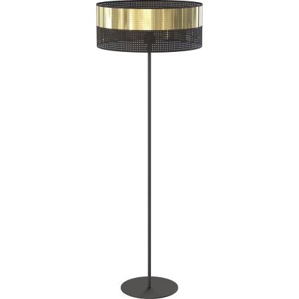 Stojací lampa LUX 1xE27/15W/230V černá/zlatá