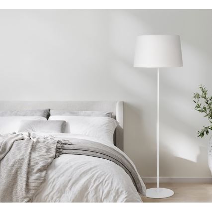 Stojací lampa MAJA 1xE27/25W/230V bílá