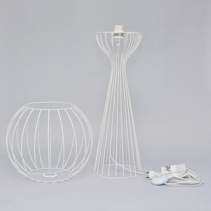 Stojací lampa MERCURE 1xE27/15W/230V bílá