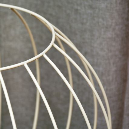 Stojací lampa MERCURE 1xE27/15W/230V krémová