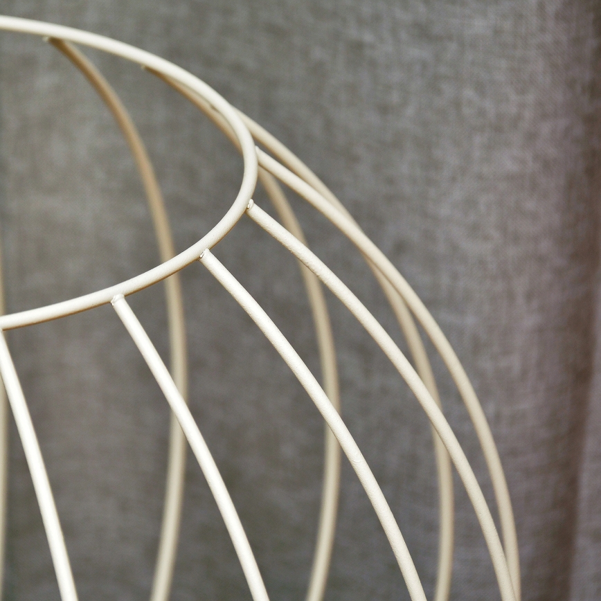 Stojací lampa MERCURE 1xE27/15W/230V krémová