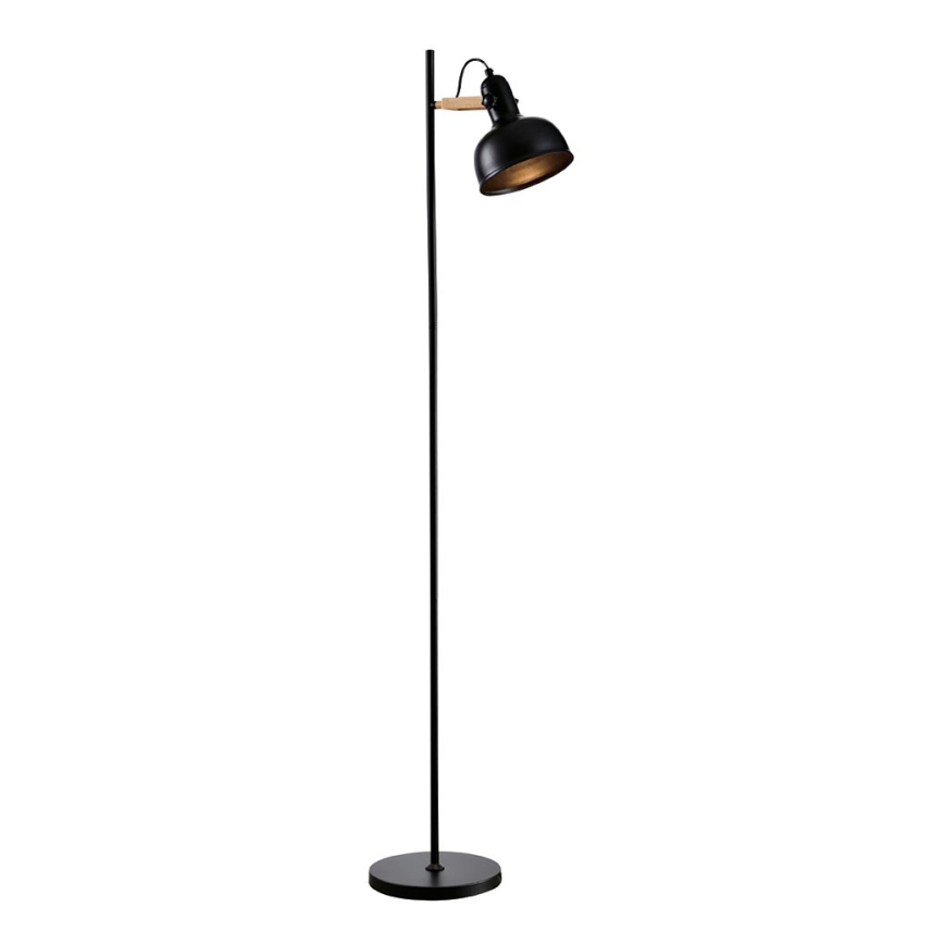 Stojací lampa RENO 1xE27/40W/230V černá