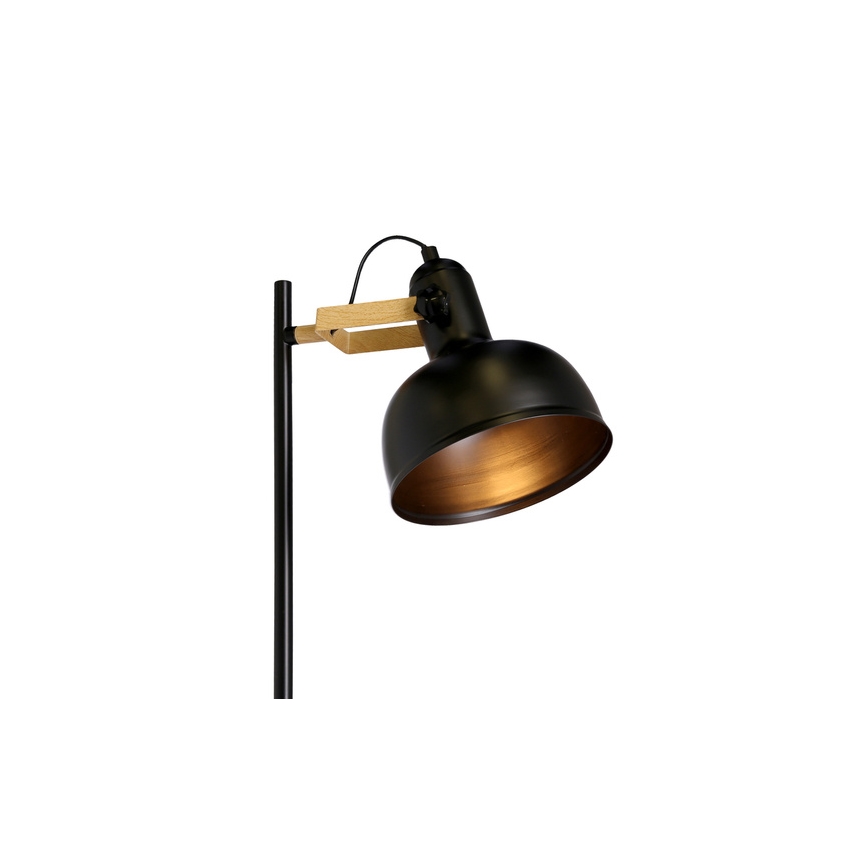 Stojací lampa RENO 1xE27/40W/230V černá