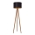 Stojací lampa ROLLER 1xE27/60W/230V dub černá/zlatá