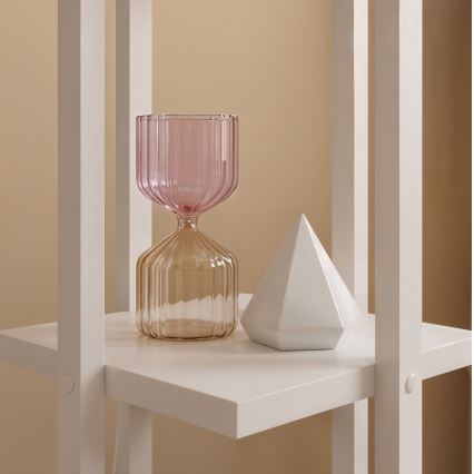 Stojací lampa s poličkami NORA 1xE27/40W/230V bílá