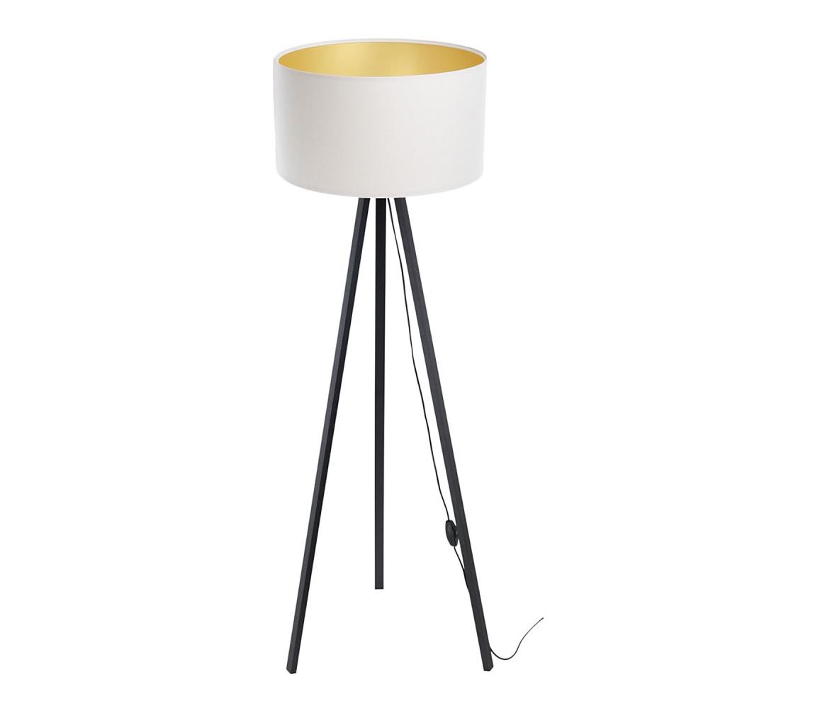 BPS Koncept Stojací lampa STANDART 1xE27/60W/230V bílá/černá BS0453