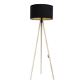 Stojací lampa STANDART 1xE27/60W/230V černá/béžová