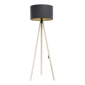 Stojací lampa STANDART 1xE27/60W/230V šedá/béžová