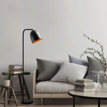 Stojací lampa TATTOO 1xE27/40W/230V černá