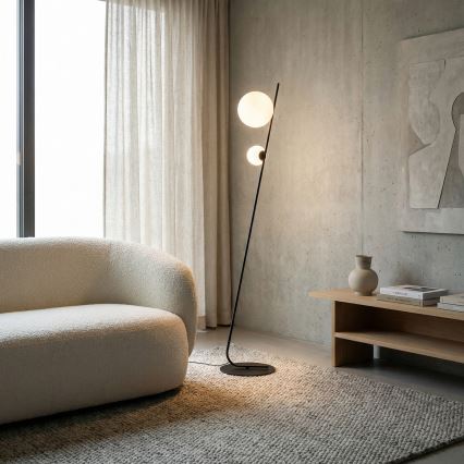 Stojací lampa TATU 2xG9/8W/230V černá