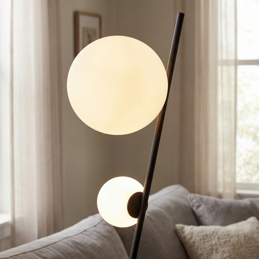 Stojací lampa TATU 2xG9/8W/230V černá