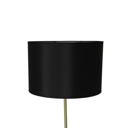 Stojací lampa TEGOLA 1xE27/60W/230V černá/zlatá