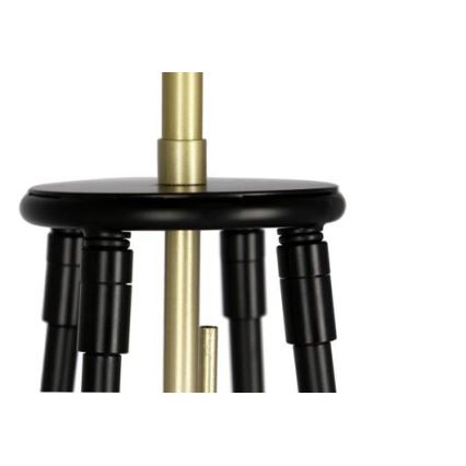 Stojací lampa TEGOLA 1xE27/60W/230V černá/zlatá