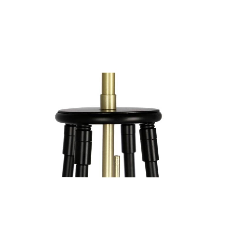 Stojací lampa TEGOLA 1xE27/60W/230V černá/zlatá