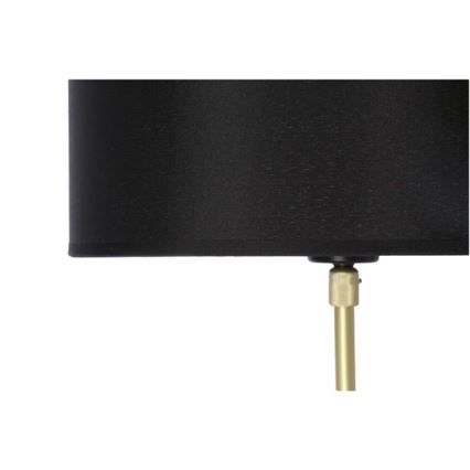 Stojací lampa TEGOLA 1xE27/60W/230V černá/zlatá