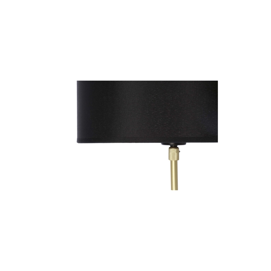 Stojací lampa TEGOLA 1xE27/60W/230V černá/zlatá
