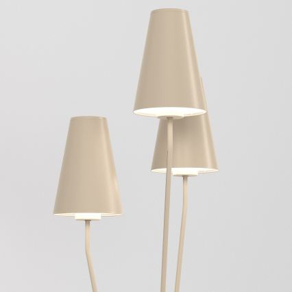 Stojací lampa TREFOT 3xE14/15W/230V béžová