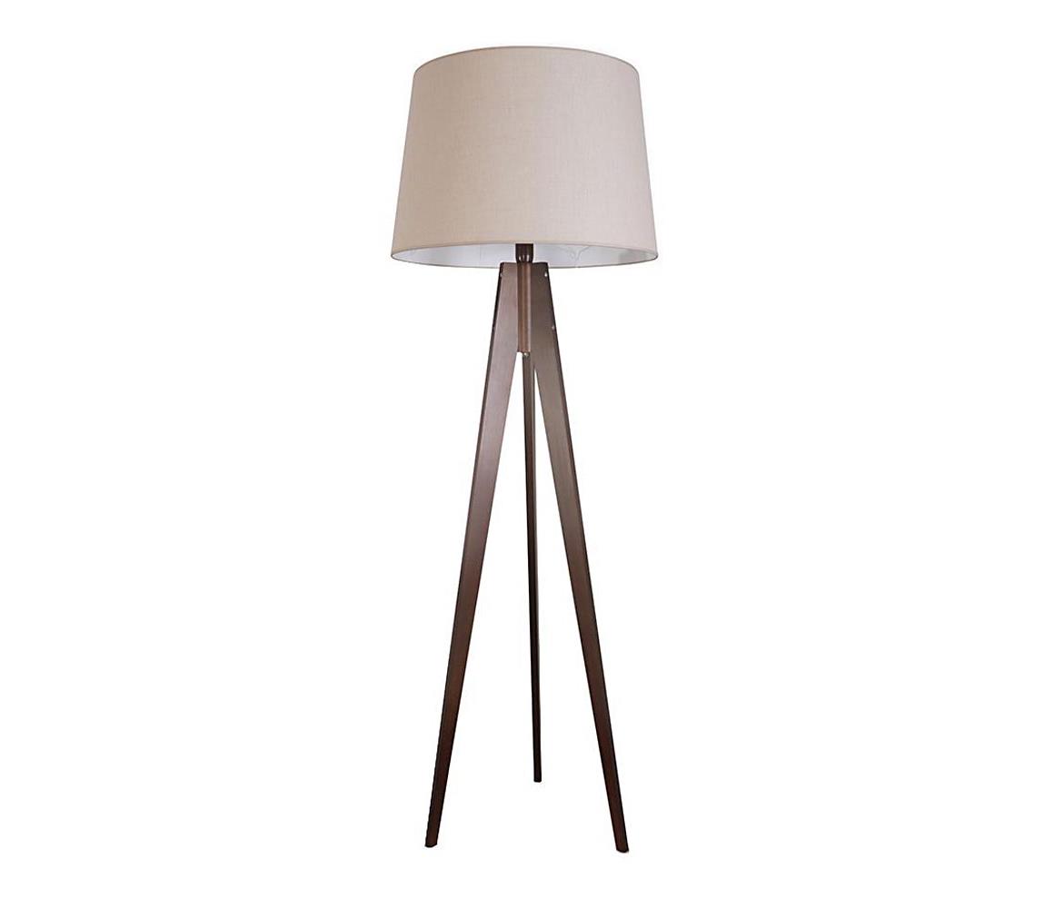  Stojací lampa TRION 1xE27/60W/230V béžová 164 cm 