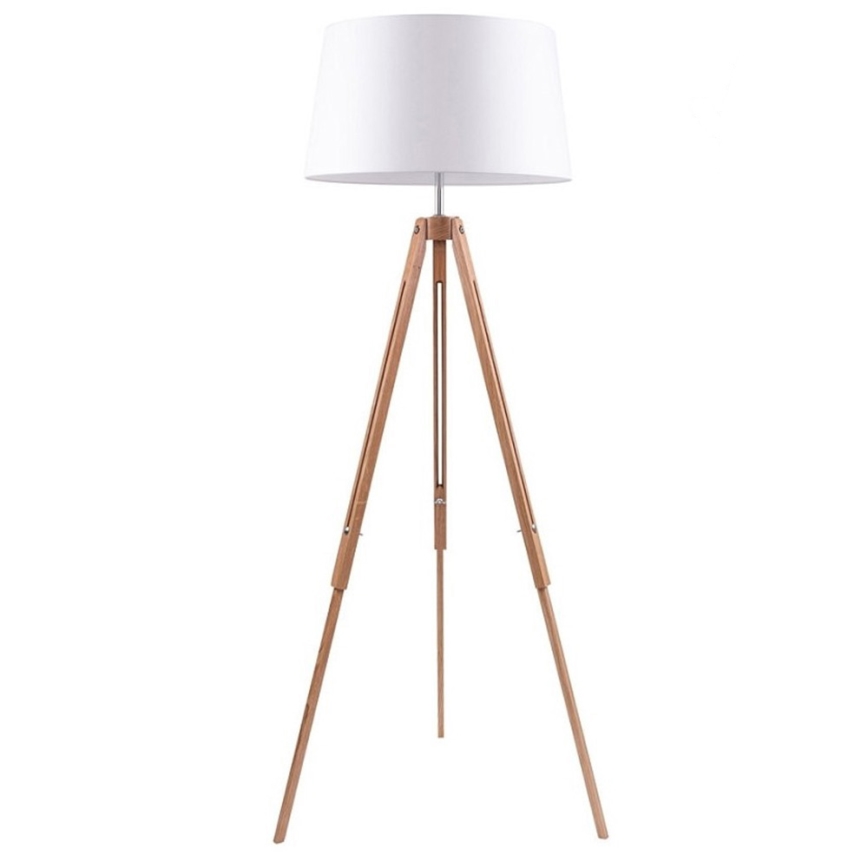 Stojací lampa TRIPOD 1xE27/60W/230V dub